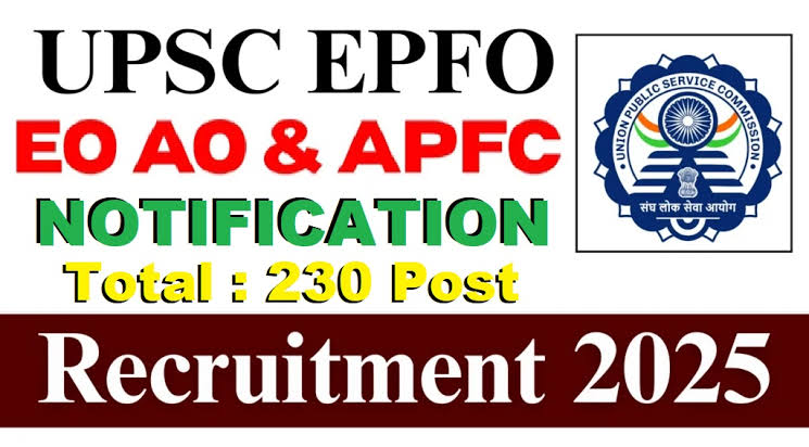 UPSC EPFO Vacancy 2025